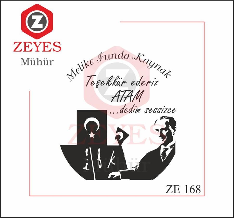 Atatürk Ögretmen Kitap Mührü ZE 168