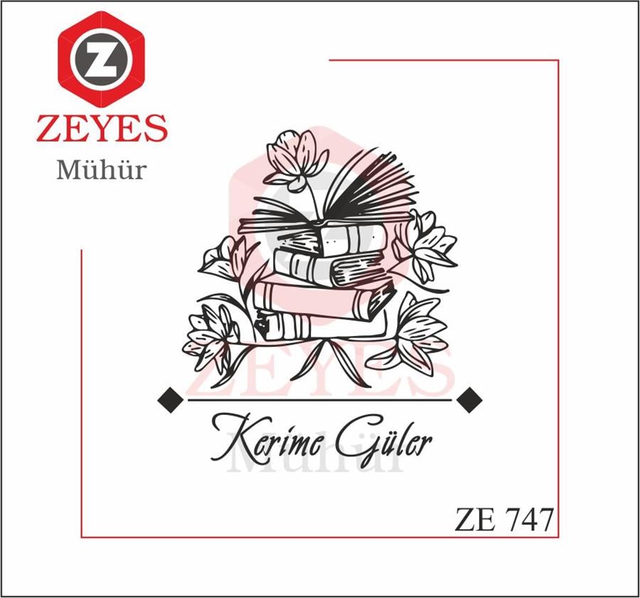 Çiçek Açan Kitaplar Mührü   ZE 747