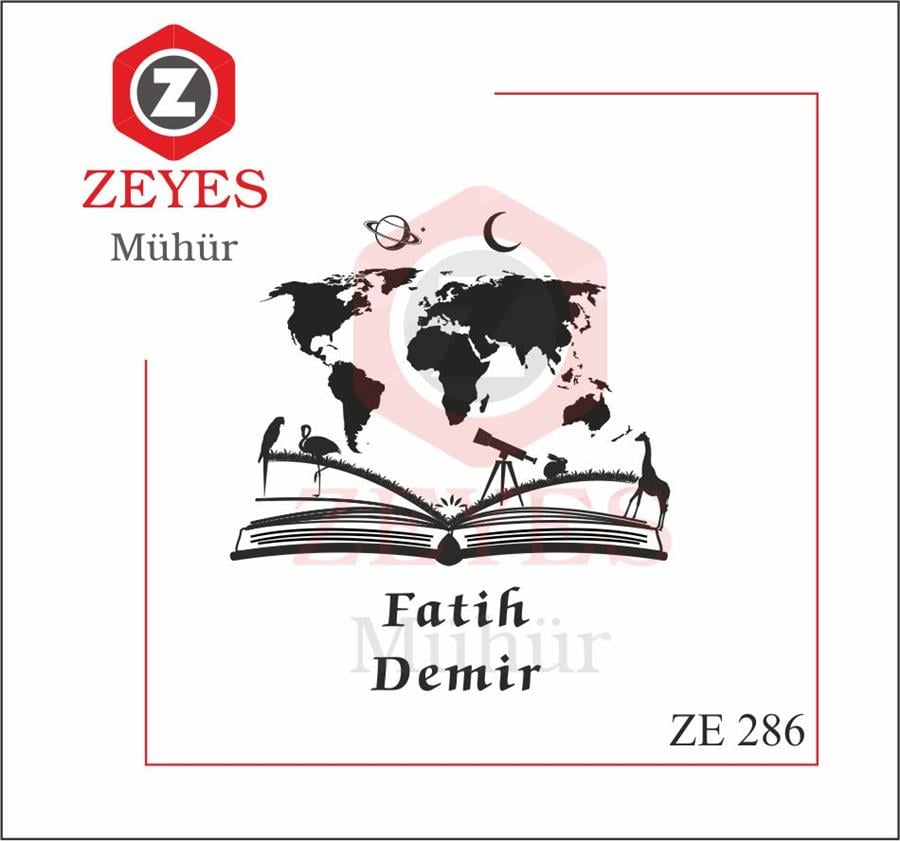 Cografya Ögretmeni Kitap Mührü  ZE 286