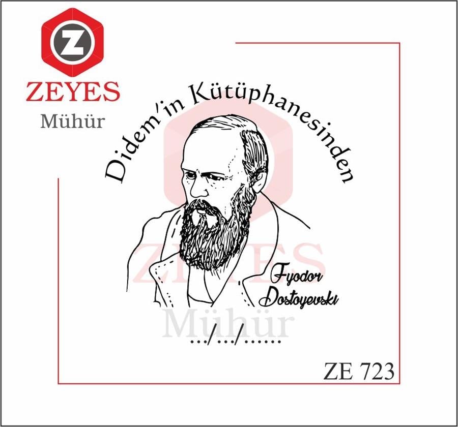 Dostoyevski Kitap Mührü   ZE 723