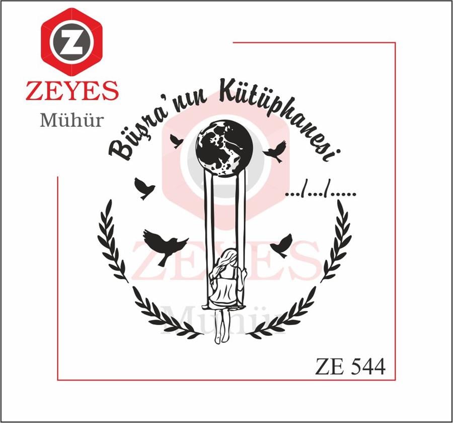 Dünyada Sallanan Kiz Kitap Mührü   ZE 544