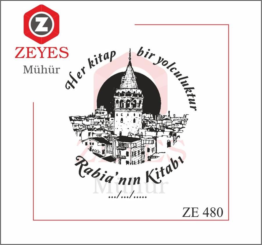 Galata Kulesi Kitap Mührü   ZE 480
