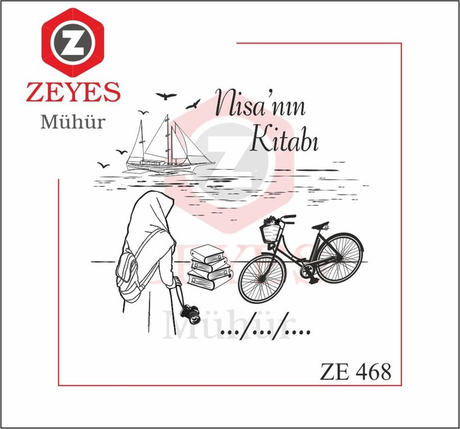 Gezmeyi Seven Fotografçi Tesettürlü Kadin Mührü   ZE 468