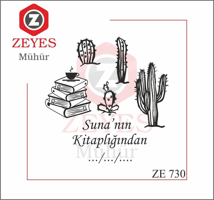 Kaktüsler Kitap  Mührü   ZE 730