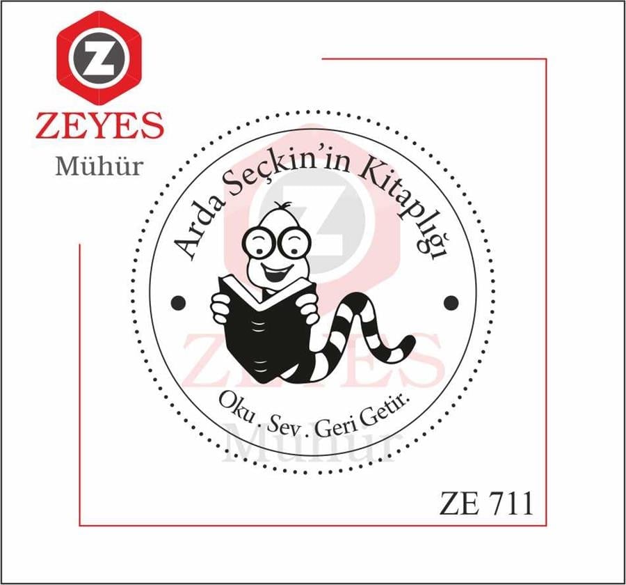 Kitap Kurdu  Mührü   ZE 711