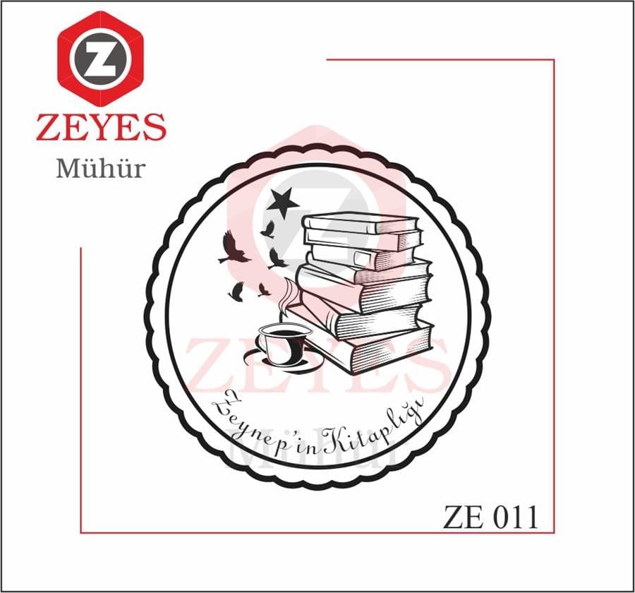 Kitaplar Kahve ve  Kuslar  Mührü ZE 011