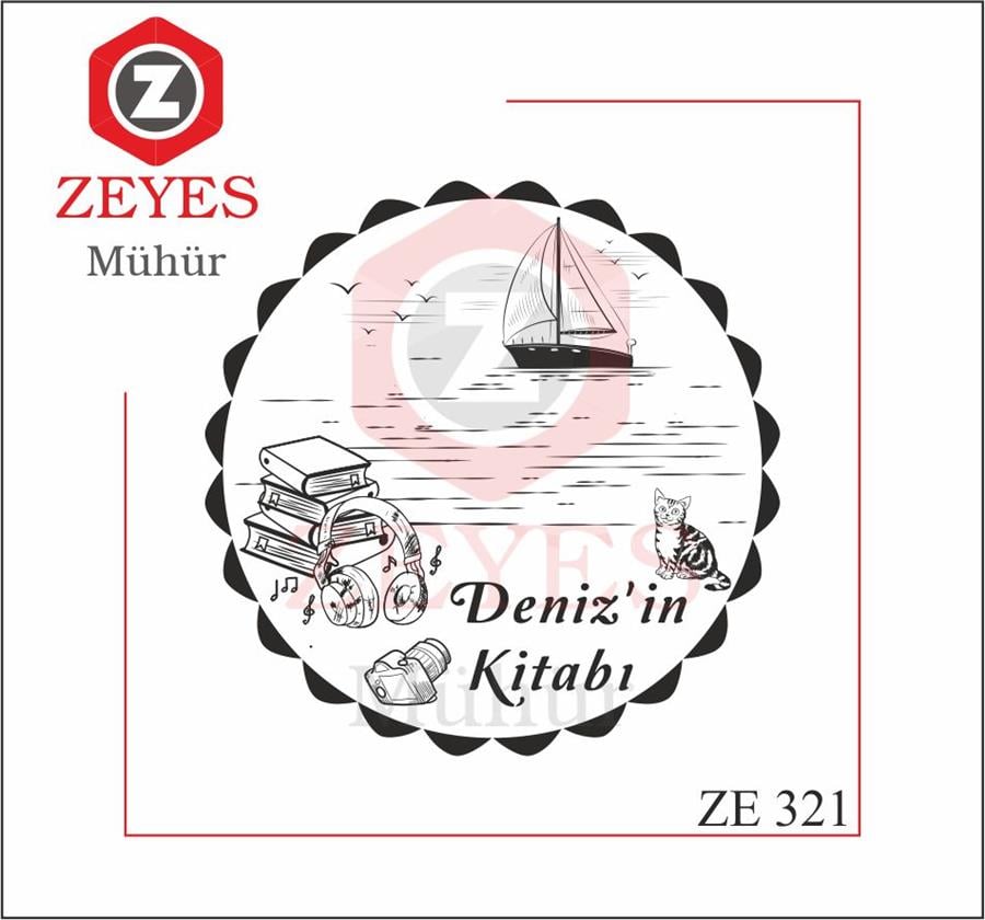 Kitaplar Müzik - Deniz Manzarasi   Kitap Mührü ZE 321