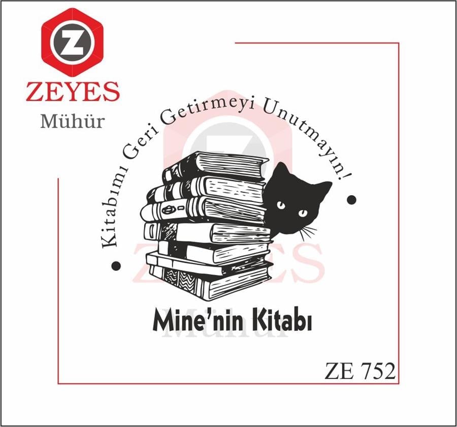 Kitaplar ve Kedi Mührü   ZE 752