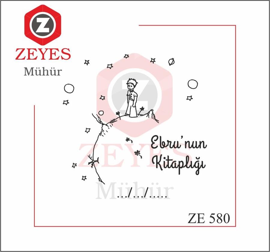 Küçük Prens Kitap Mührü   ZE 580