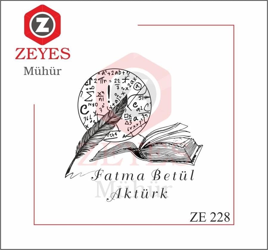 Matematik Ögretmeni Kitap Mührü ZE 228