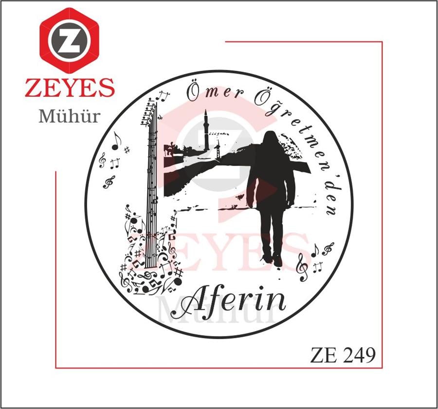 Müzik Ögretmeni Mührü ZE 249
