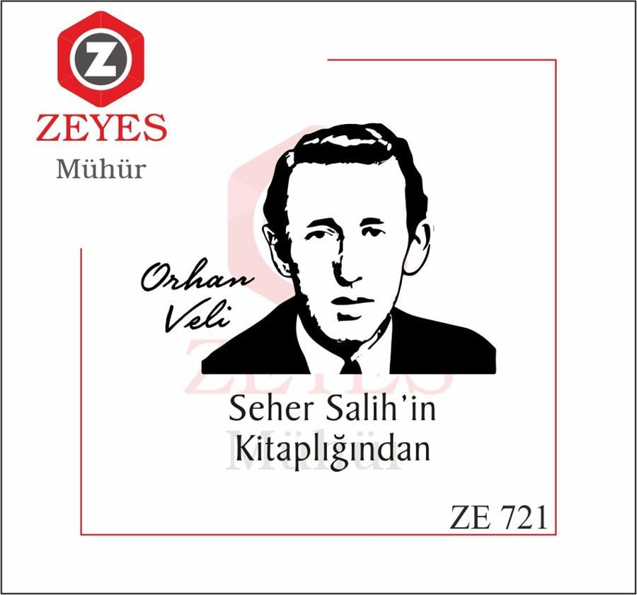 Orhan Veli  Kitap Mührü   ZE 722