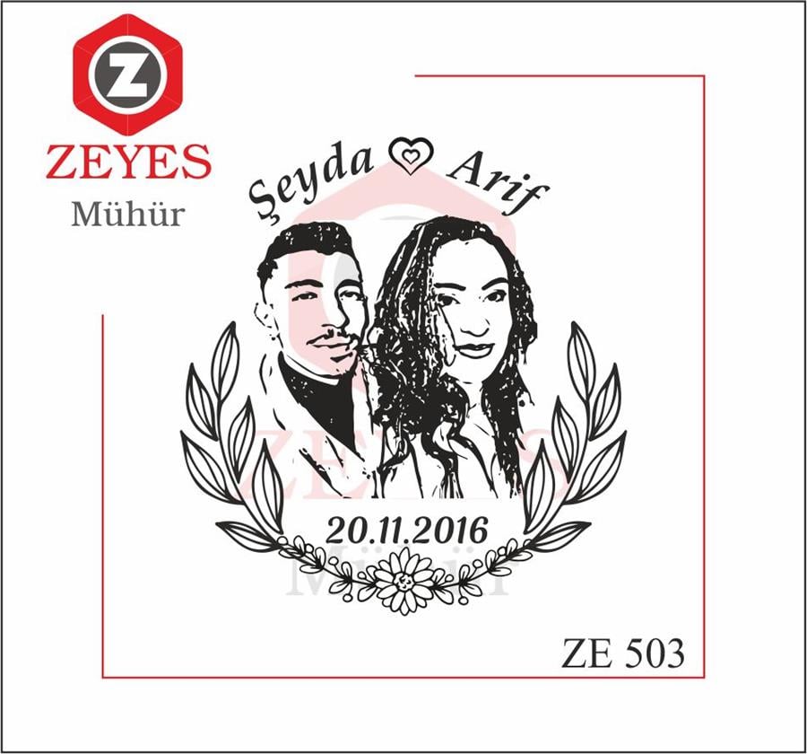 Portre - Aile Kütüphanesi  Kitap Mührü   ZE 503