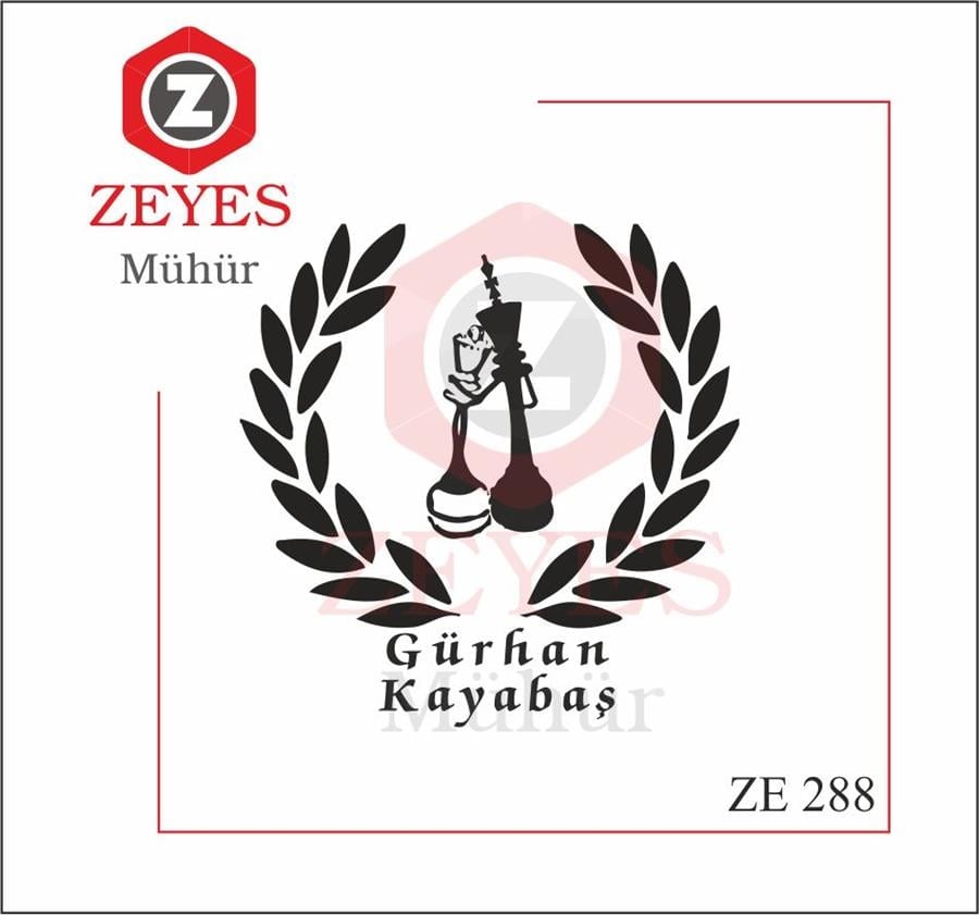 Satranç Kitap Mührü ZE 288