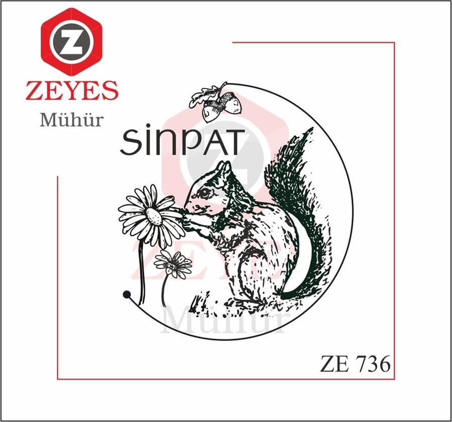 Sincap ve Papatya Kitap Mührü   ZE 736