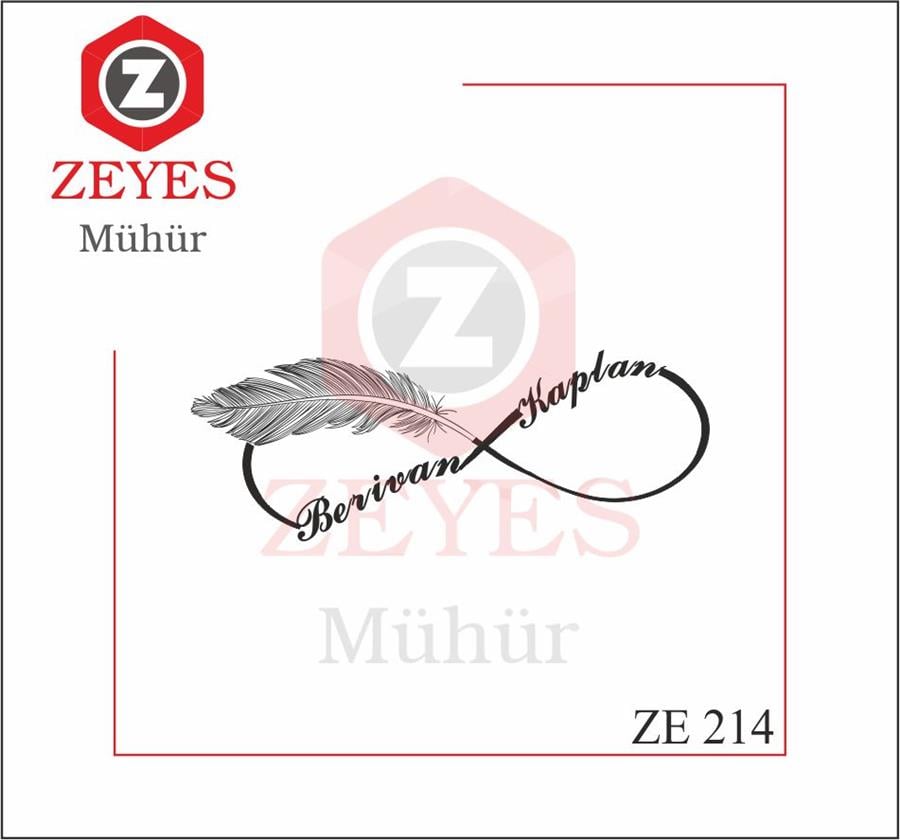 Sonsuzluk Sembolü Kitap Mührü  ZE 214
