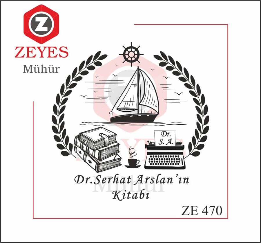 Tekne ve Deniz Kitap  Mührü   ZE 470