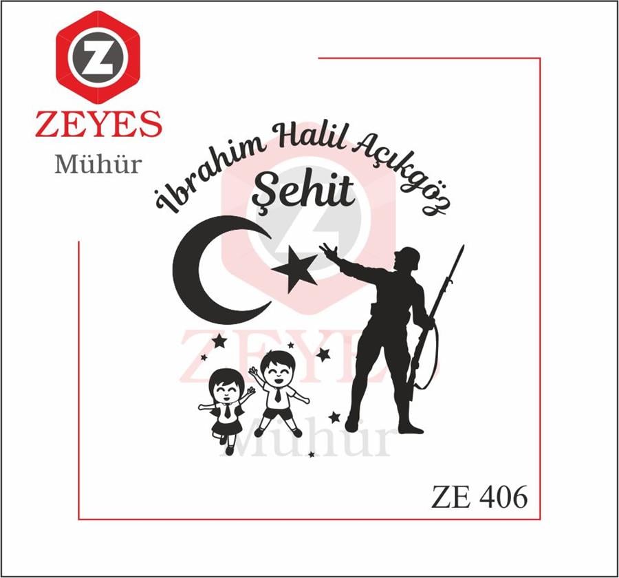 Türk Askeri Ayyildiz ve Çocuklar Kitap Mührü   ZE 406