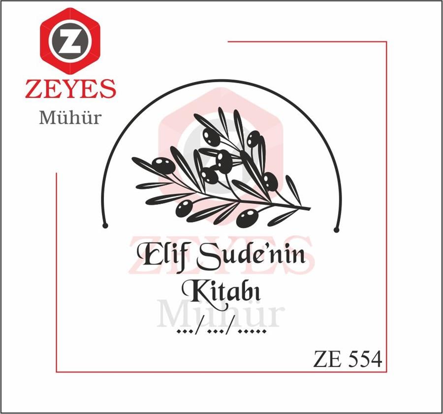 Zeytin Dali Kitap Mührü   ZE 554
