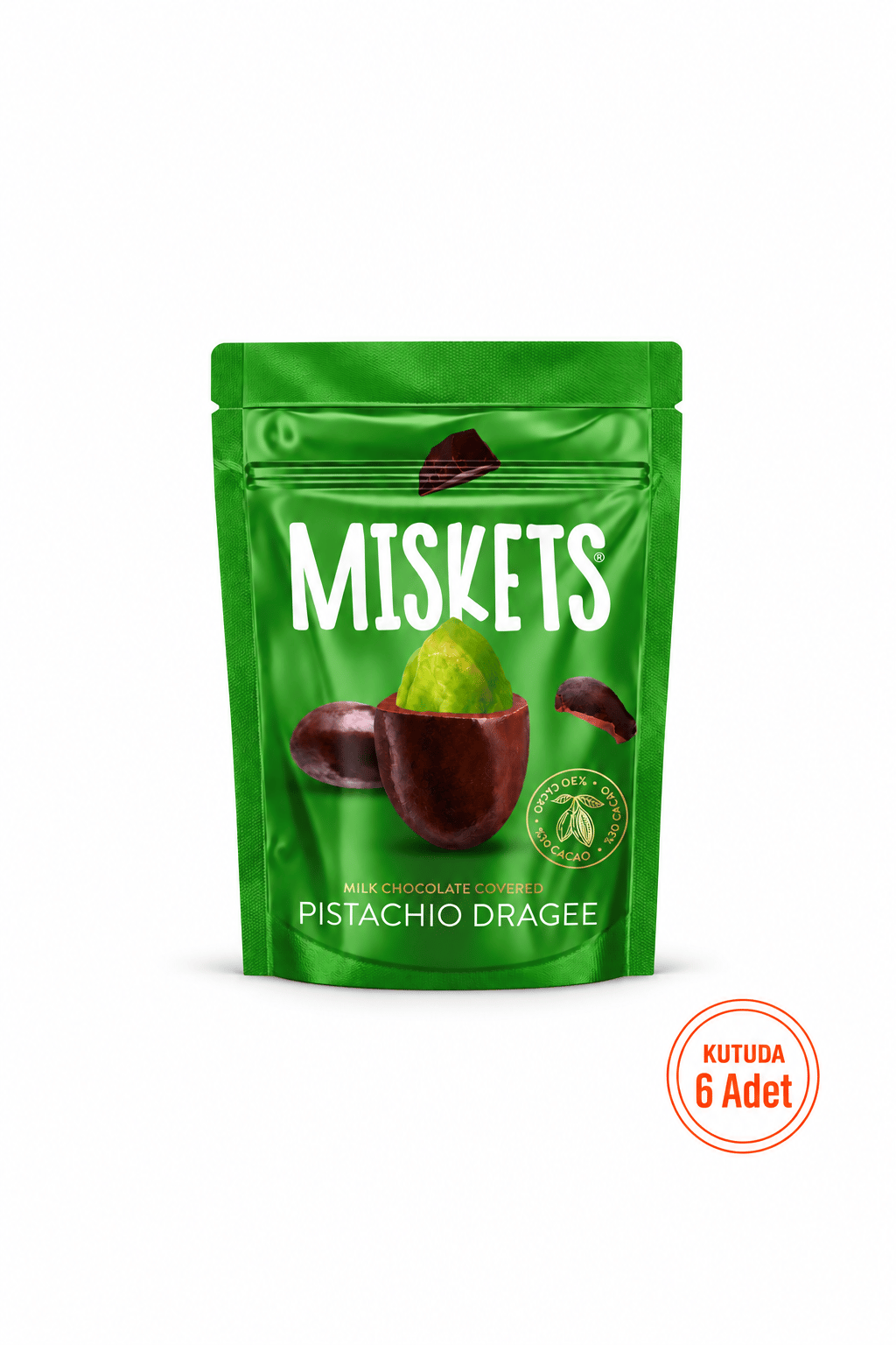 Antep Fıstıklı Draje 70 gr x 6 Adet