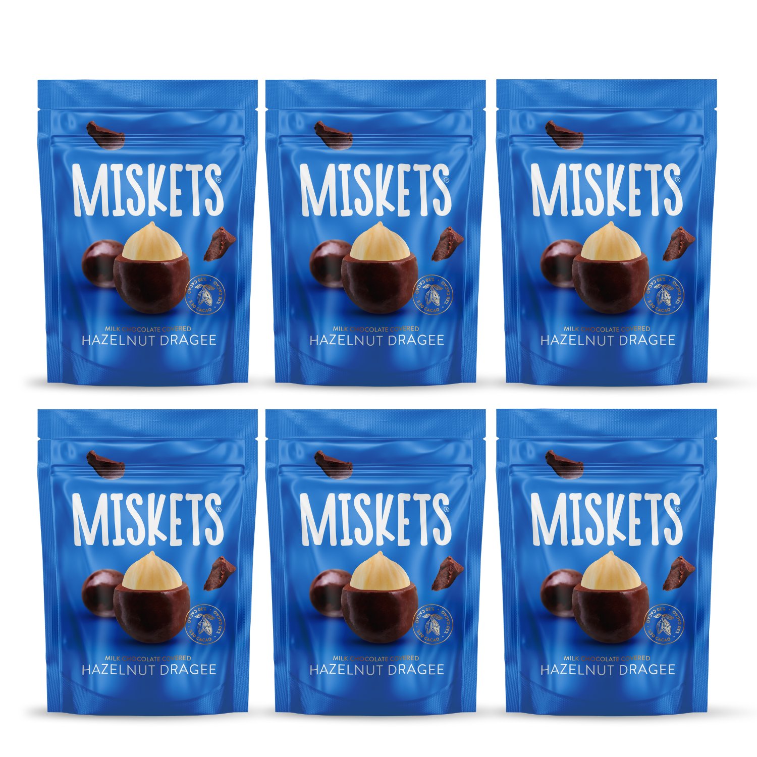 Fındıklı Sütlü Çikolata Kaplamalı Draje 70 gr x 6 Adet