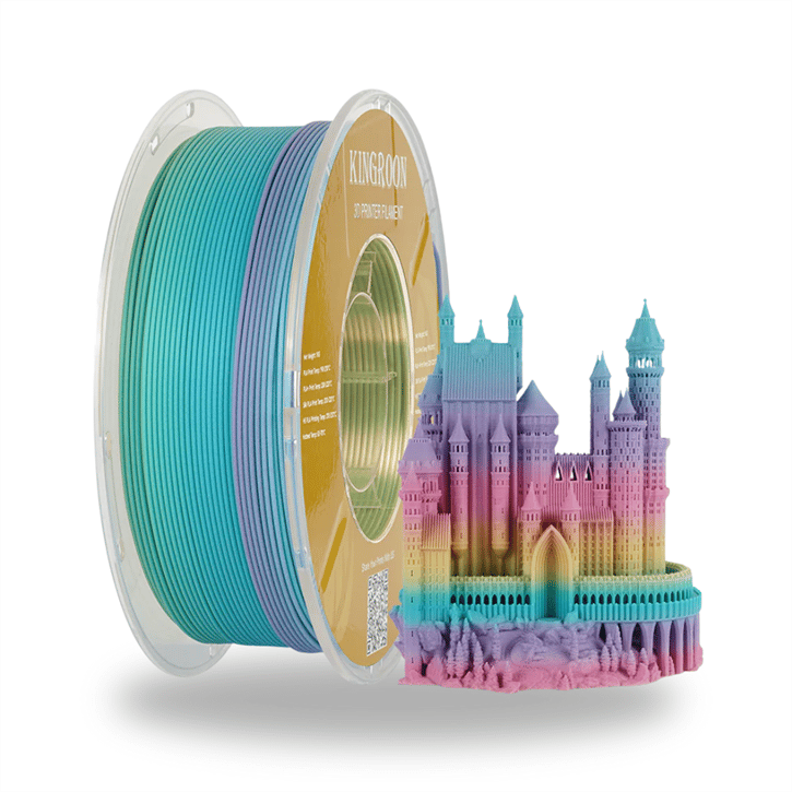 Kingroon Pla Matte Rainbow Filament