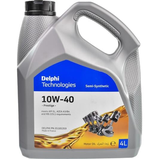 DELPHİ 10W40 MOTOR YAĞI 4LT.10/40delphiDELPHİ 10W40 MOTOR YAĞI 4LT.