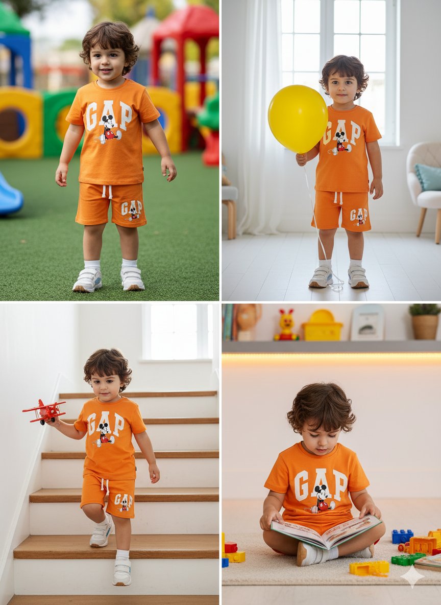 Erkek Çocuk Alt Üst Takım Yazlık