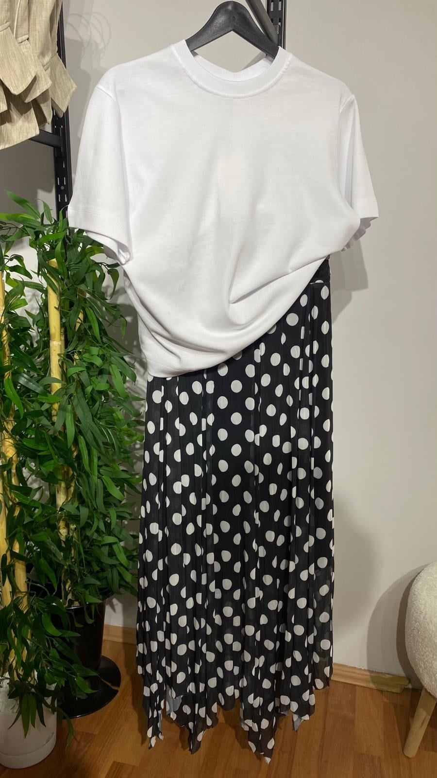 Kadın COS Stil Premium Basic Beyaz Tişört