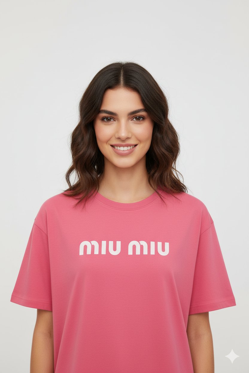 Kadın Mıu Mıu T-shirt