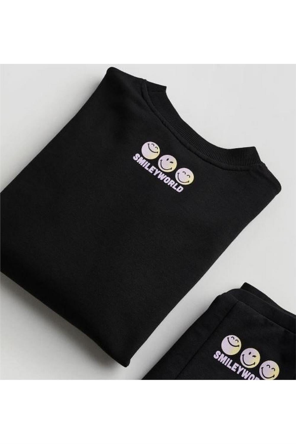 KIZ ÇOCUK SMILE SWEATSHIRT