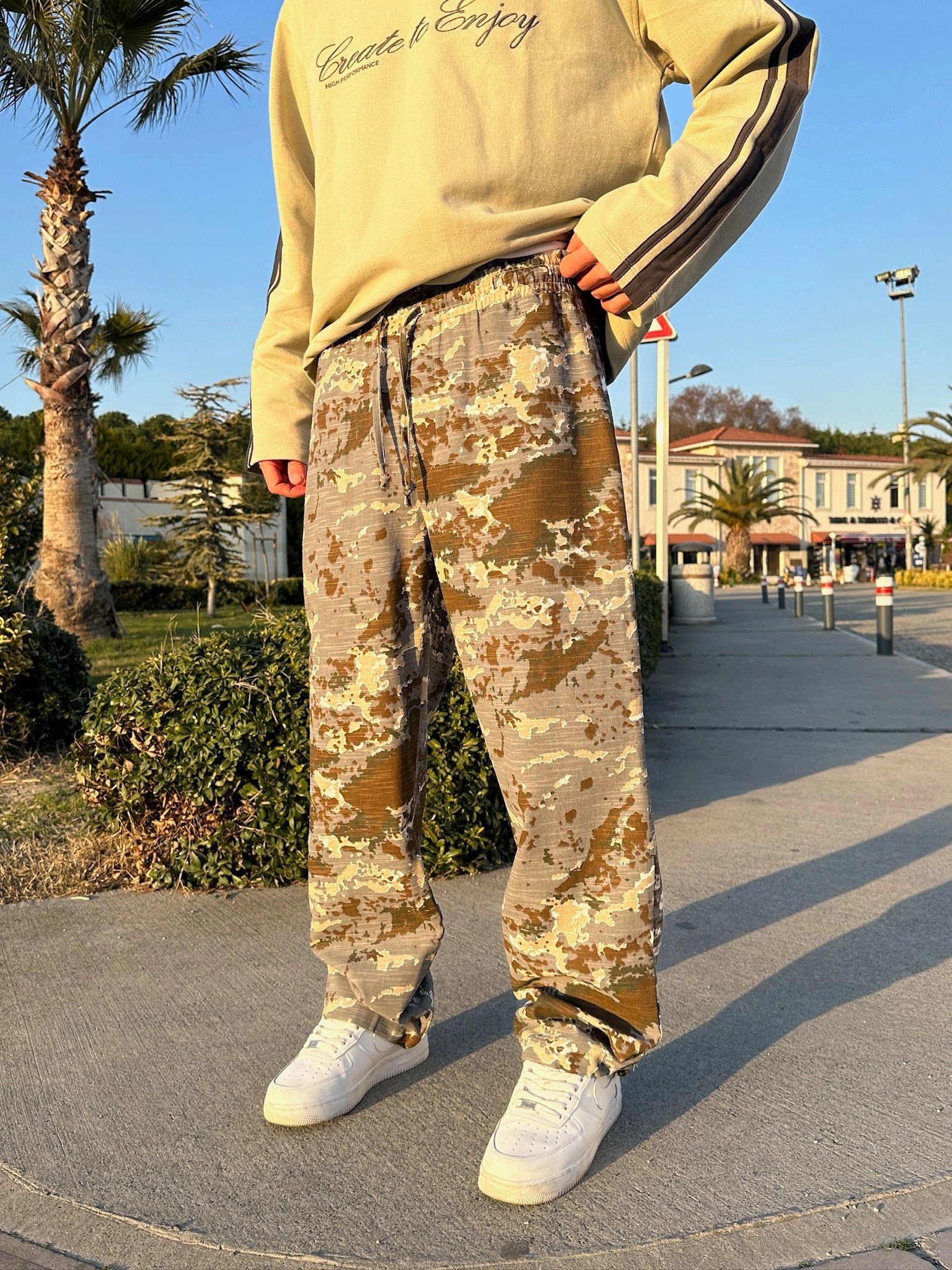 BAGGY KAMUFLAJ MORROW PANTOLON KAHVE