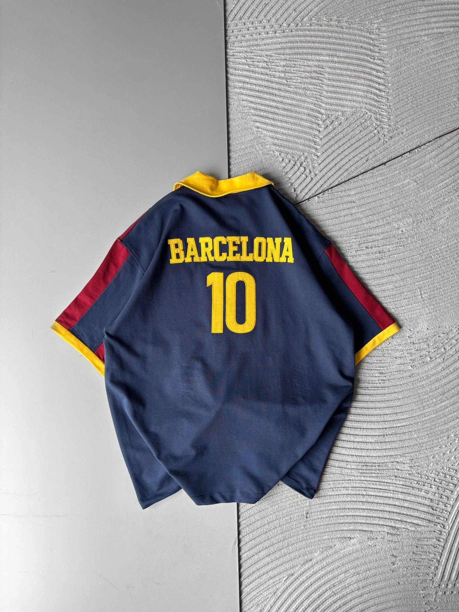 BARC 10 POLO YAKA OVERSİZE TSHİRT BORDO