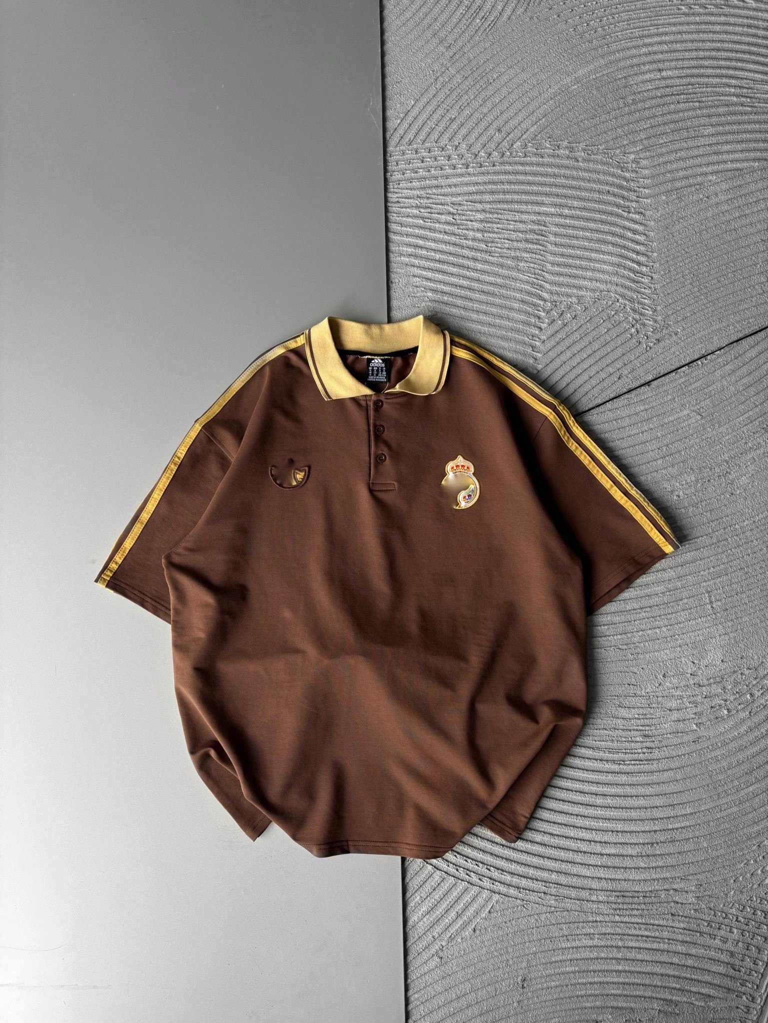 BASIC NAKIŞLI CP ÖZEL TSHIRT KAHVE