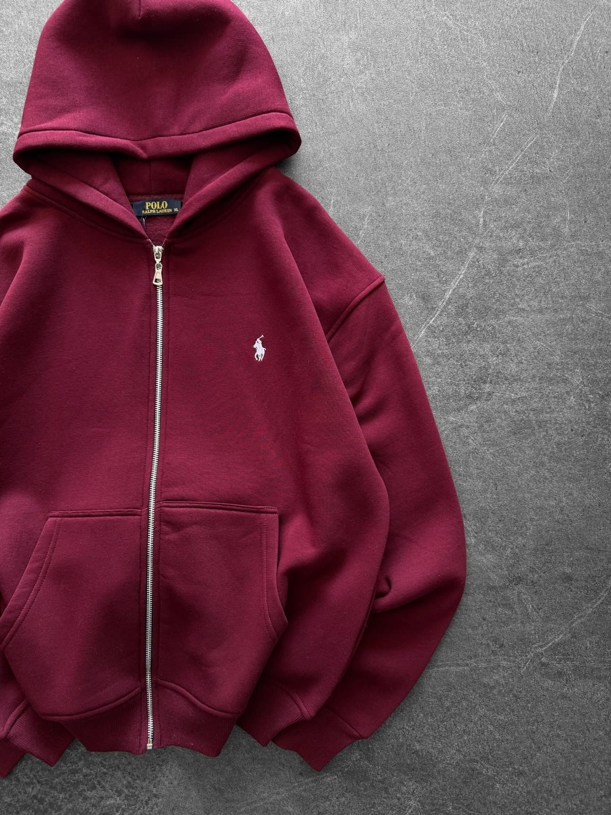BASIC PL 3 İPLİK PAMUKLU HIRKA BORDO