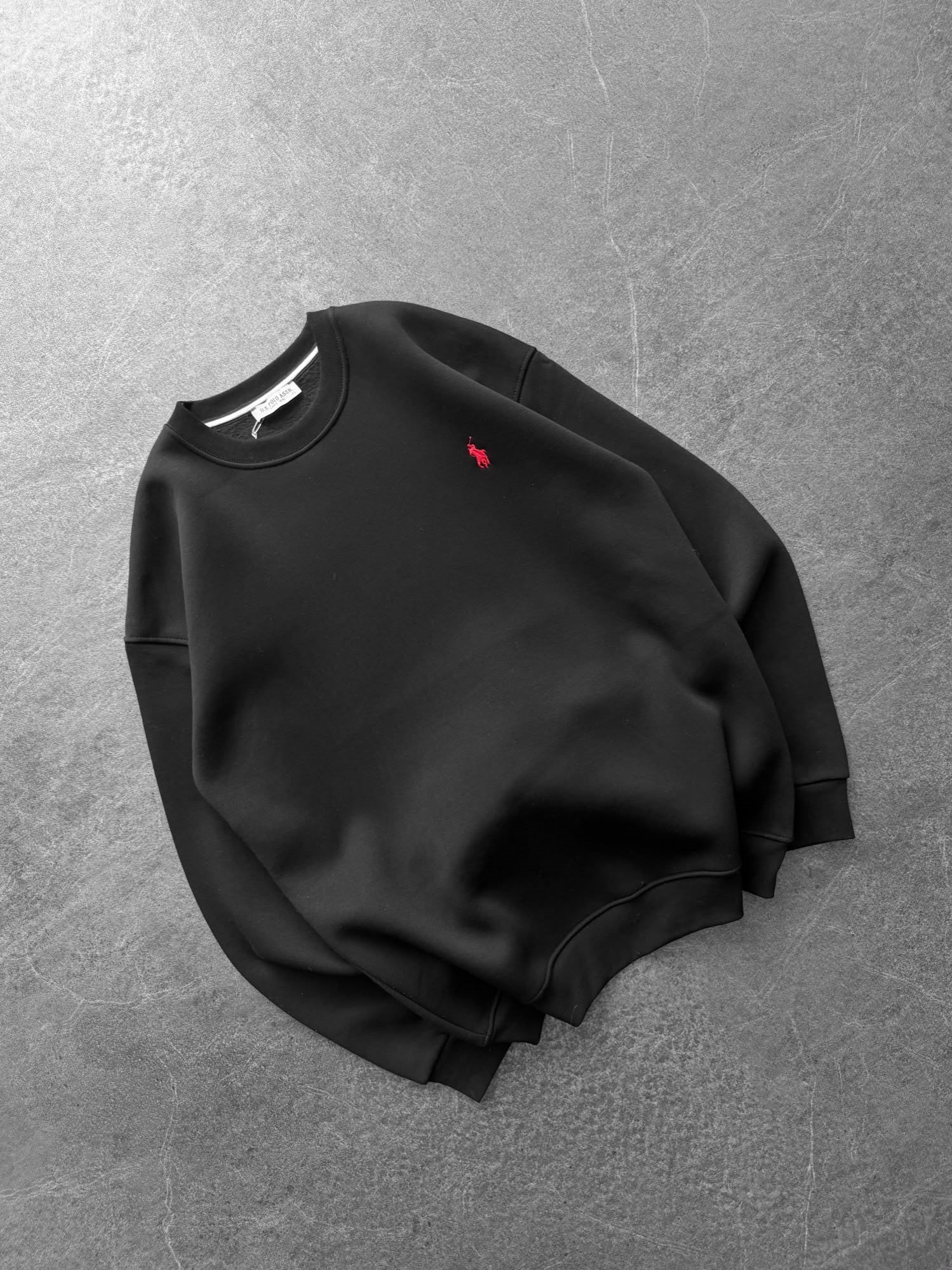 BASIC PL 3 İPLİK PAMUKLU SWEAT SİYAH