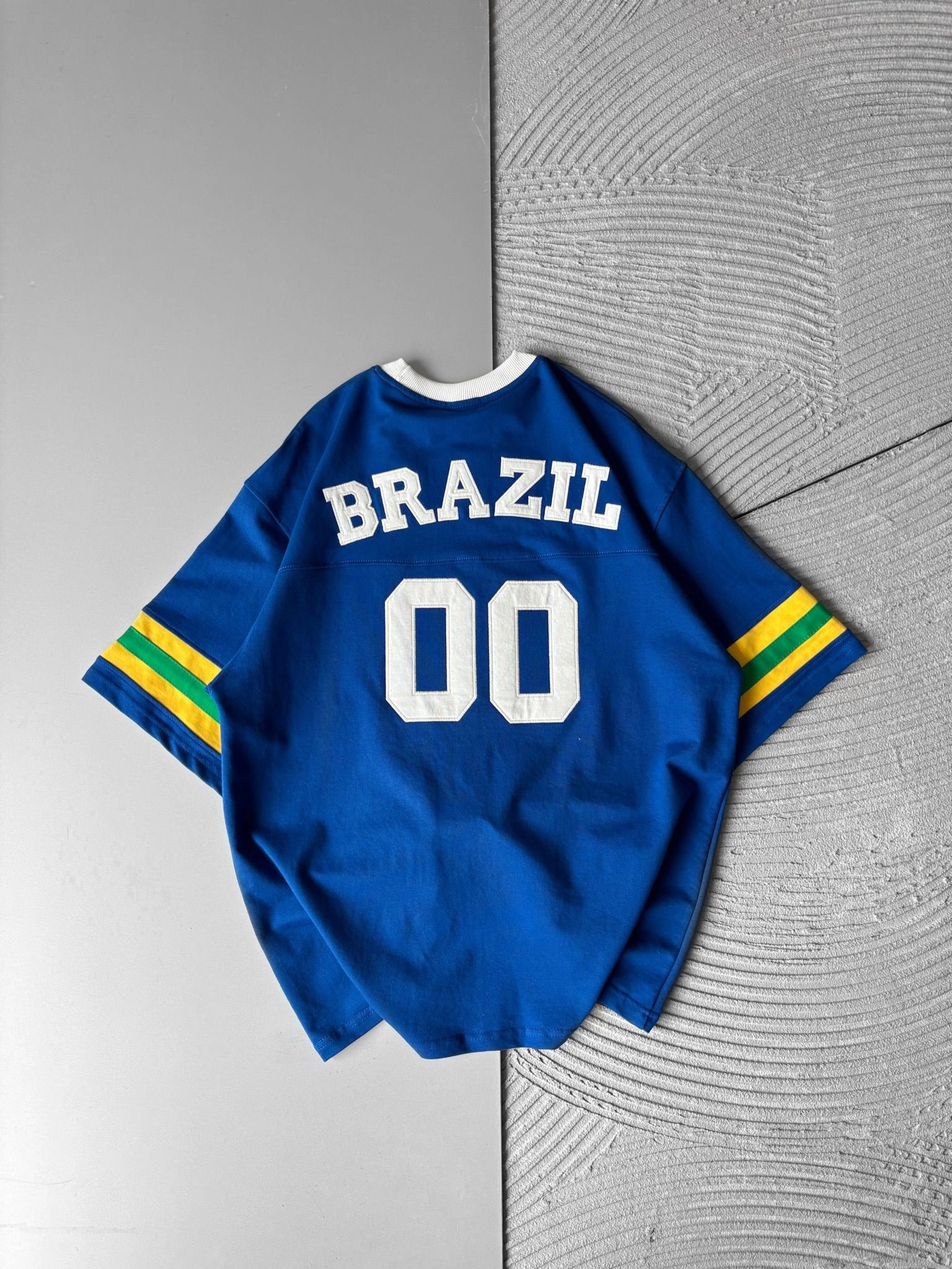 BRASİL 00 POLO YAKA OVERSİZE TSHİRT LACİ