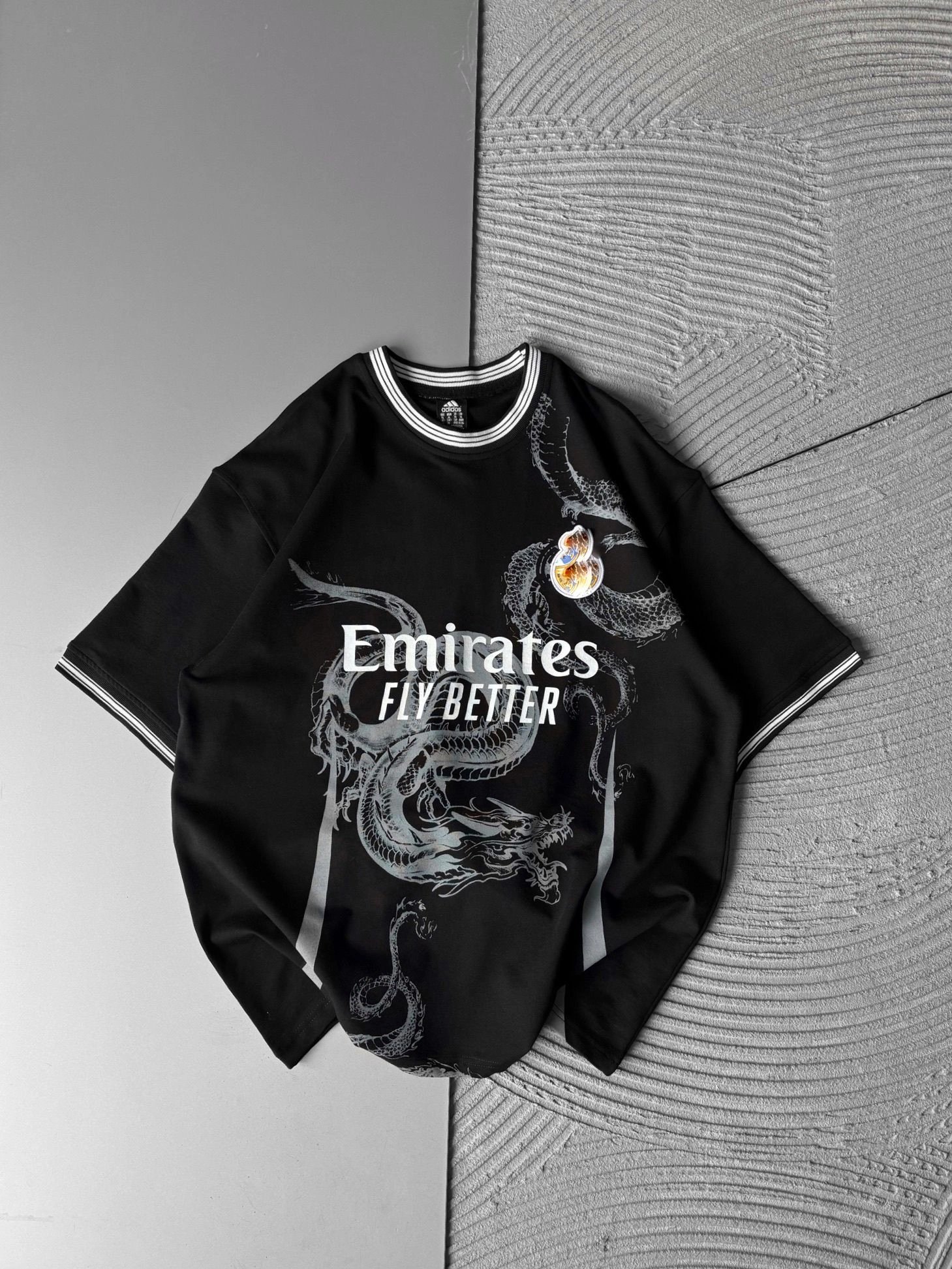EJDER BASKI CP ÖZEL SERI NAKIŞLI TSHIRT SİYAH