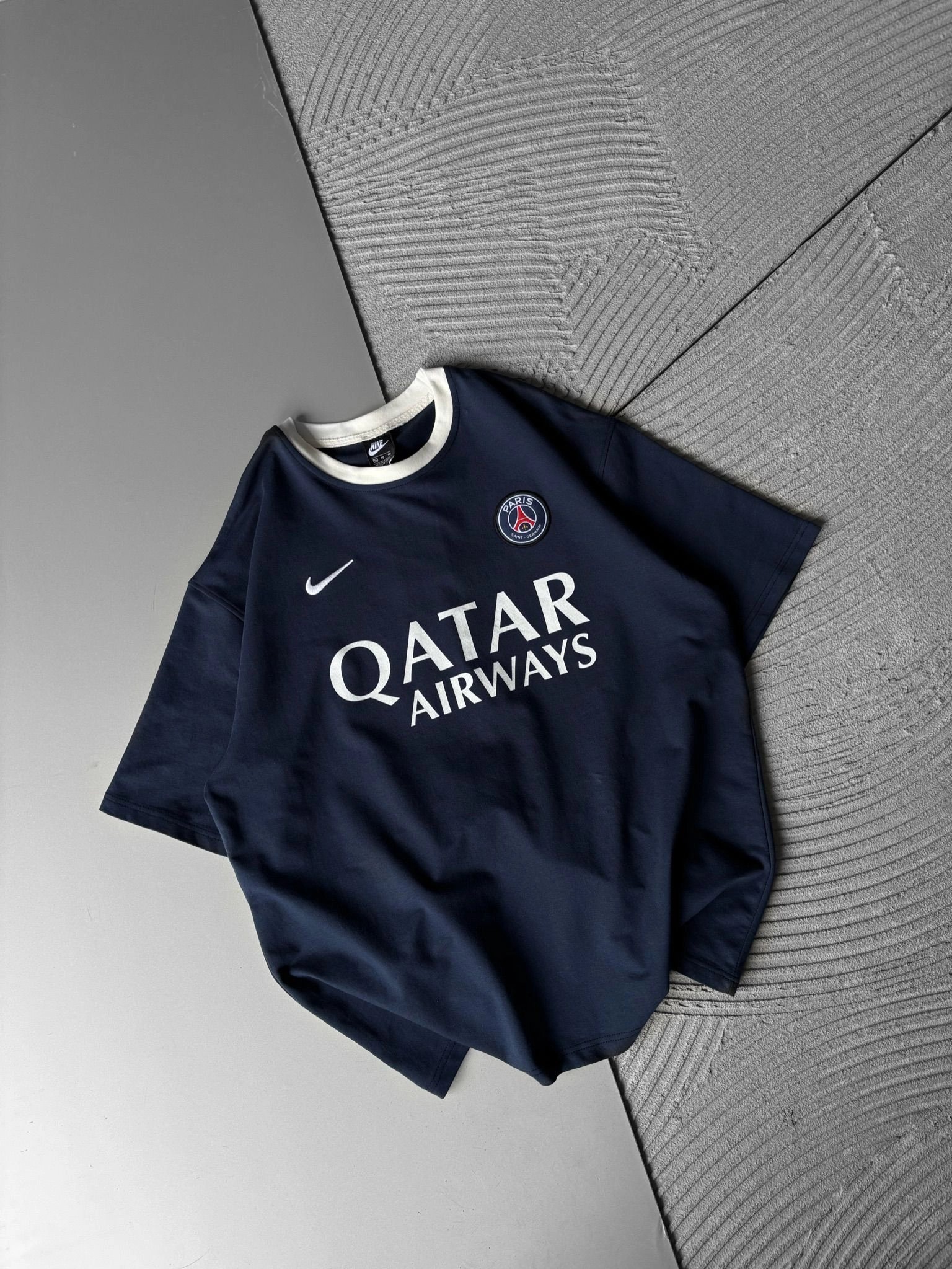 KATAR PS BİSİKLET YAKA OVERSİZE TSHİRT