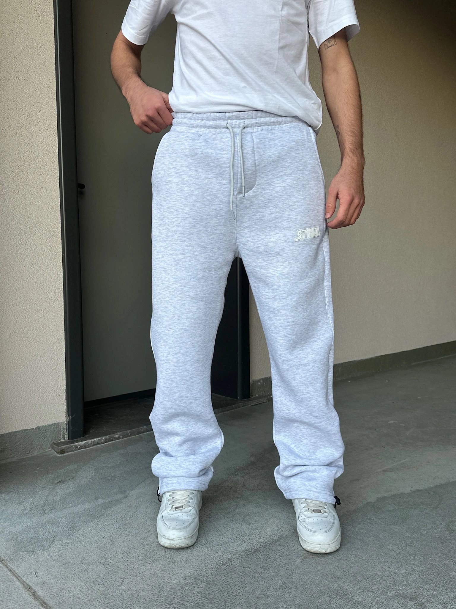ÖZEL SERİ YAN BİYE PAÇA AYARLANABİLİR BAGGY EŞOFMAN ALTI GRİ