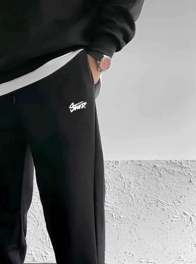PAÇA LASTİK ST BAGGY EŞOFMAN ALTI SİYAH