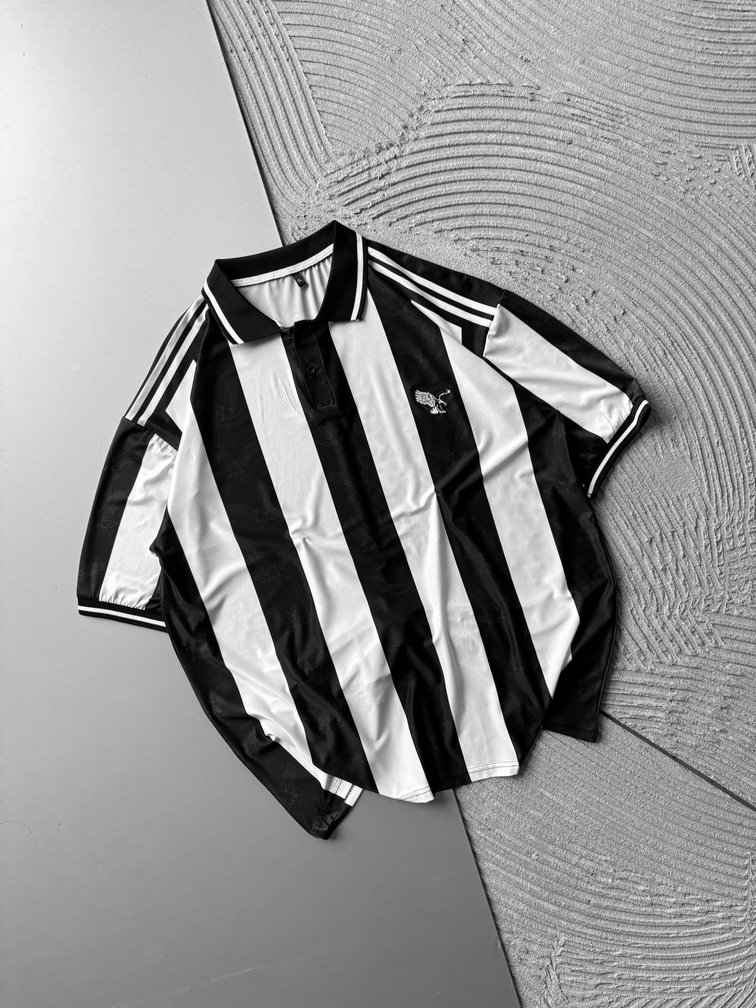 POLO YAKA FORMA KUMAŞ TARAFTAR DİJİTAL BASKI OVERSİZE TSHİRT BJK