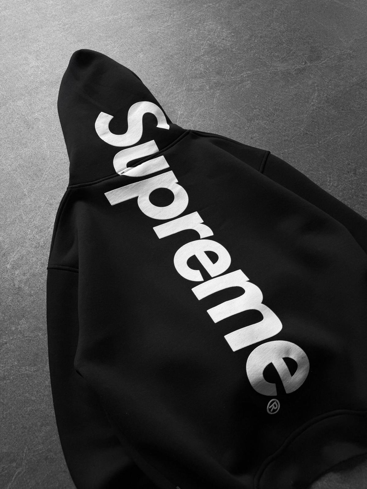 SIRT FUL SUP 3 İPLİK PAMUKLU KUMAŞ HIRKA SİYAH