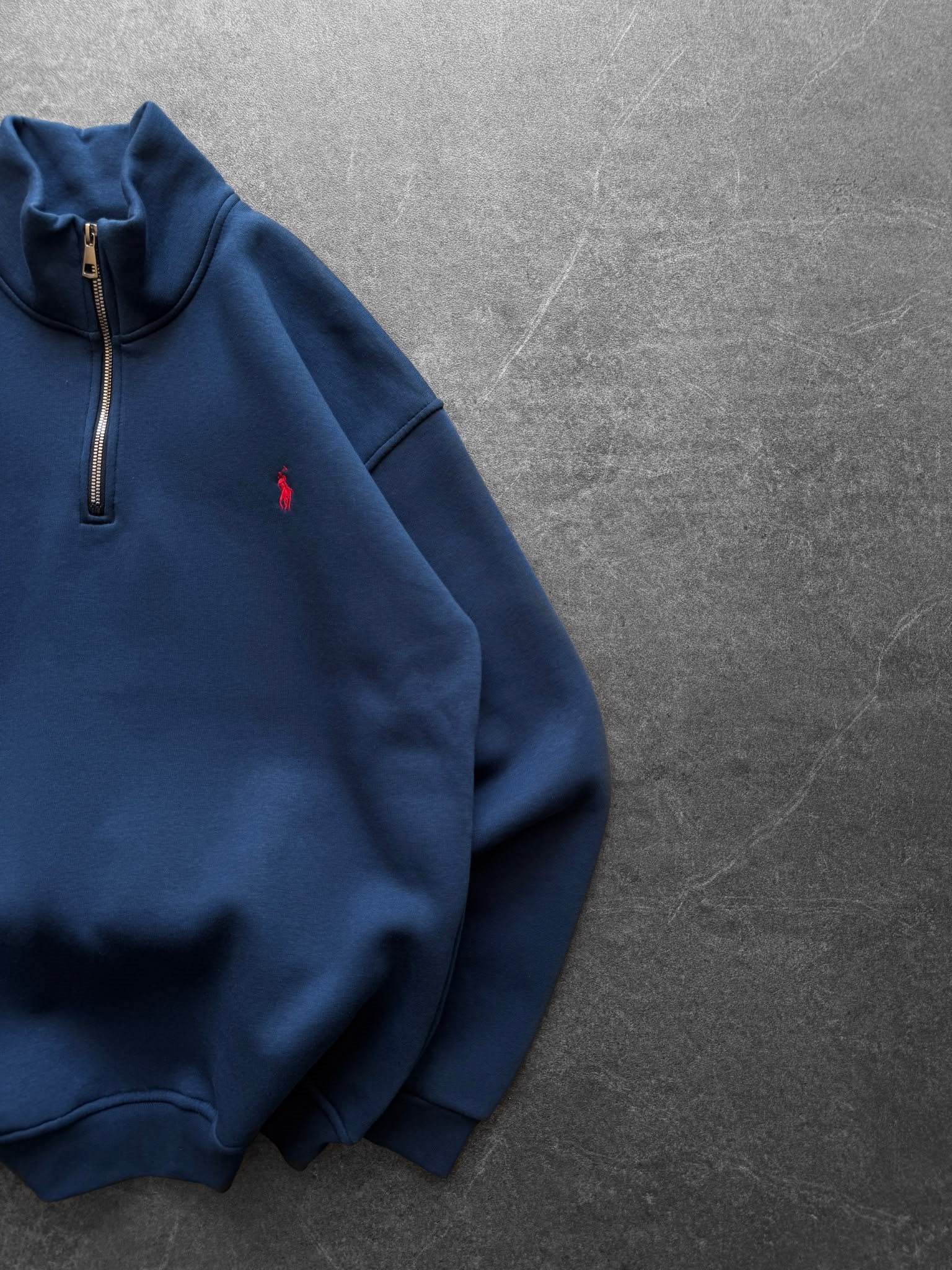 YARIM FERMUAR BASIC PL 3 İPLİK PAMUKLU SWEAT LACİ