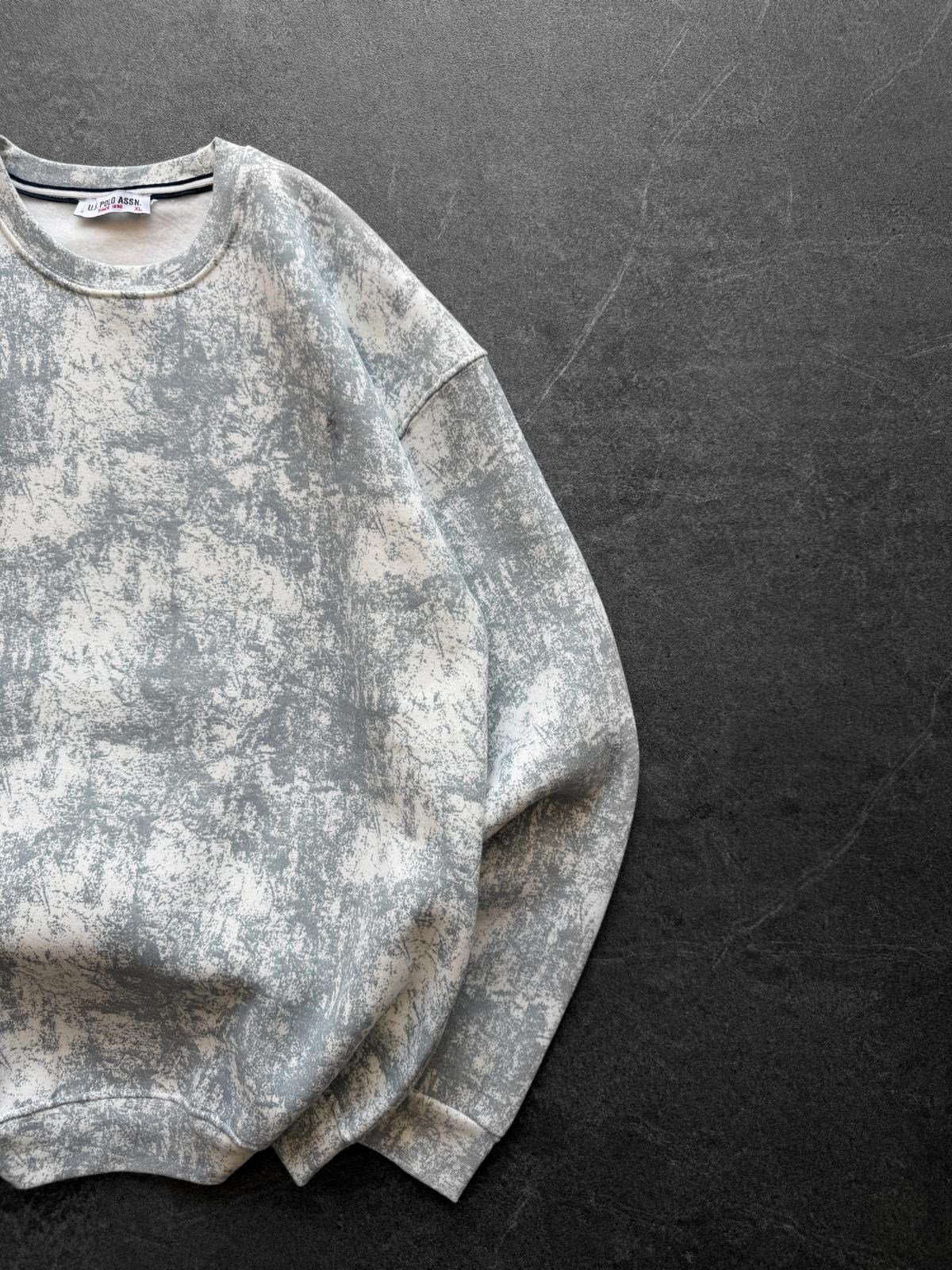 YIKAMALI PL 3 İPLİK PAMUKLU SWEAT BEYAZ