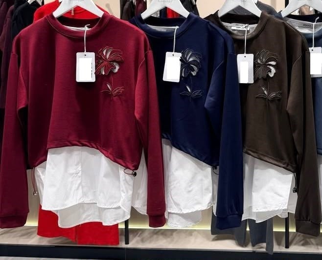 Çift parça görünüm Lavicert sweatshirt
