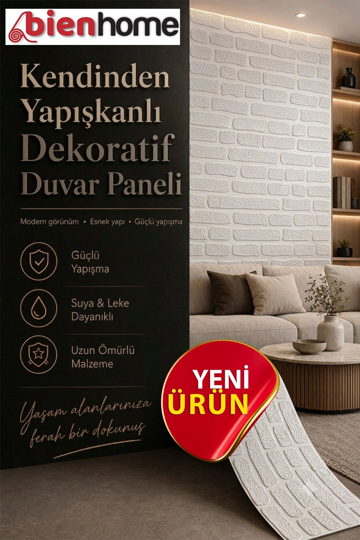 70x77 Cm Kesme Antik Beyaz Duvar Panel 3D Tuğla Görünümlü Beyaz 0,54M² 3d Kendinden Yapışkanlı Tuğla Duvar Kağıdı Kaplama Panel Köpük-3106