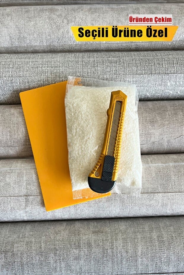 Bien Duvar Kağıdı Uygulama Seti, 3'lü Set - Kilitli Fermuar Poşet Buzlu --- Hızlı Yapıştırıcı, Maket Bıçağı, Süper Hava Alma Aparatı
