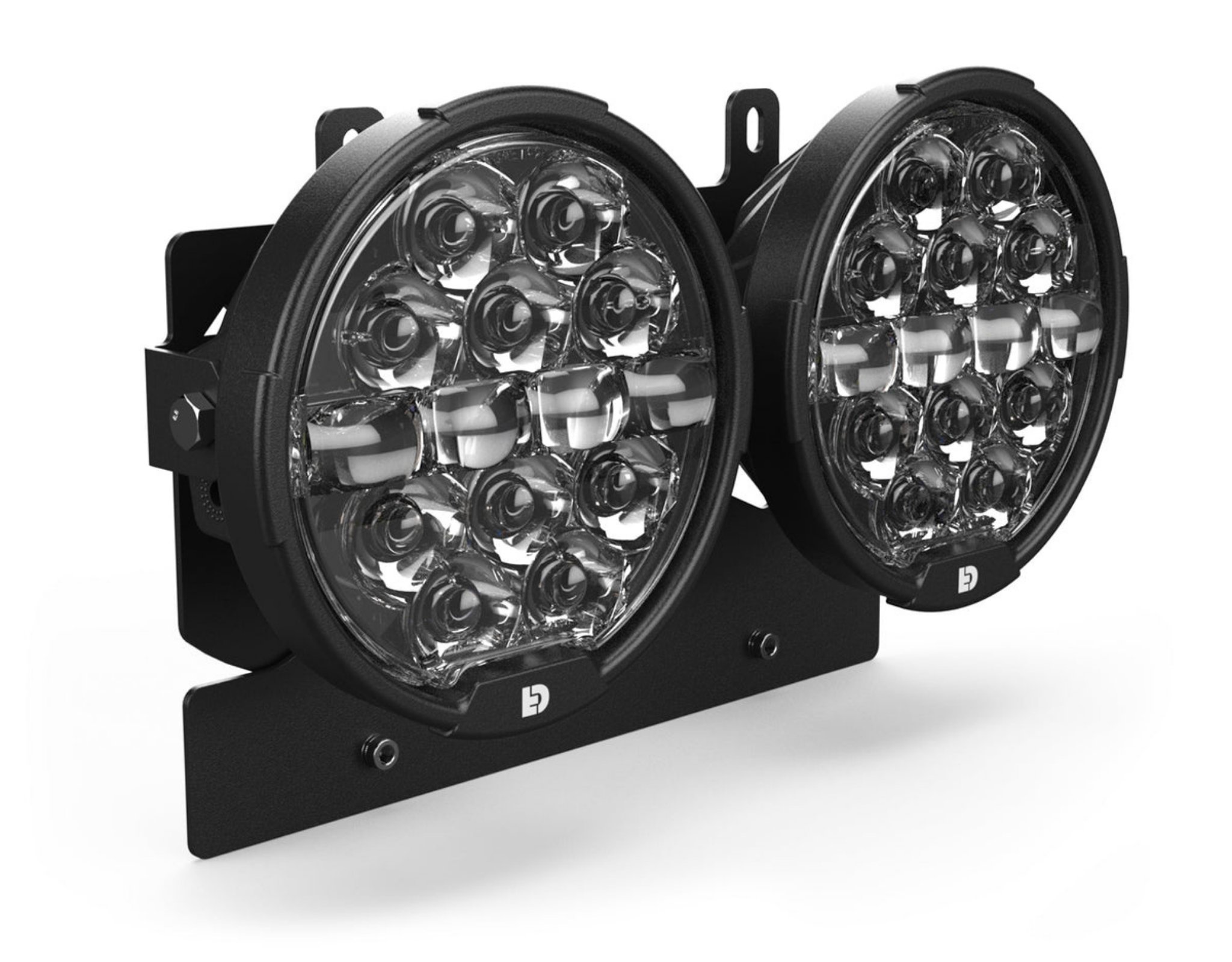 Denali D14 Destroyer LED Motosiklet Far Kiti (Çift) (Harley-Davidson Road Glide 15-23 uyumlu)