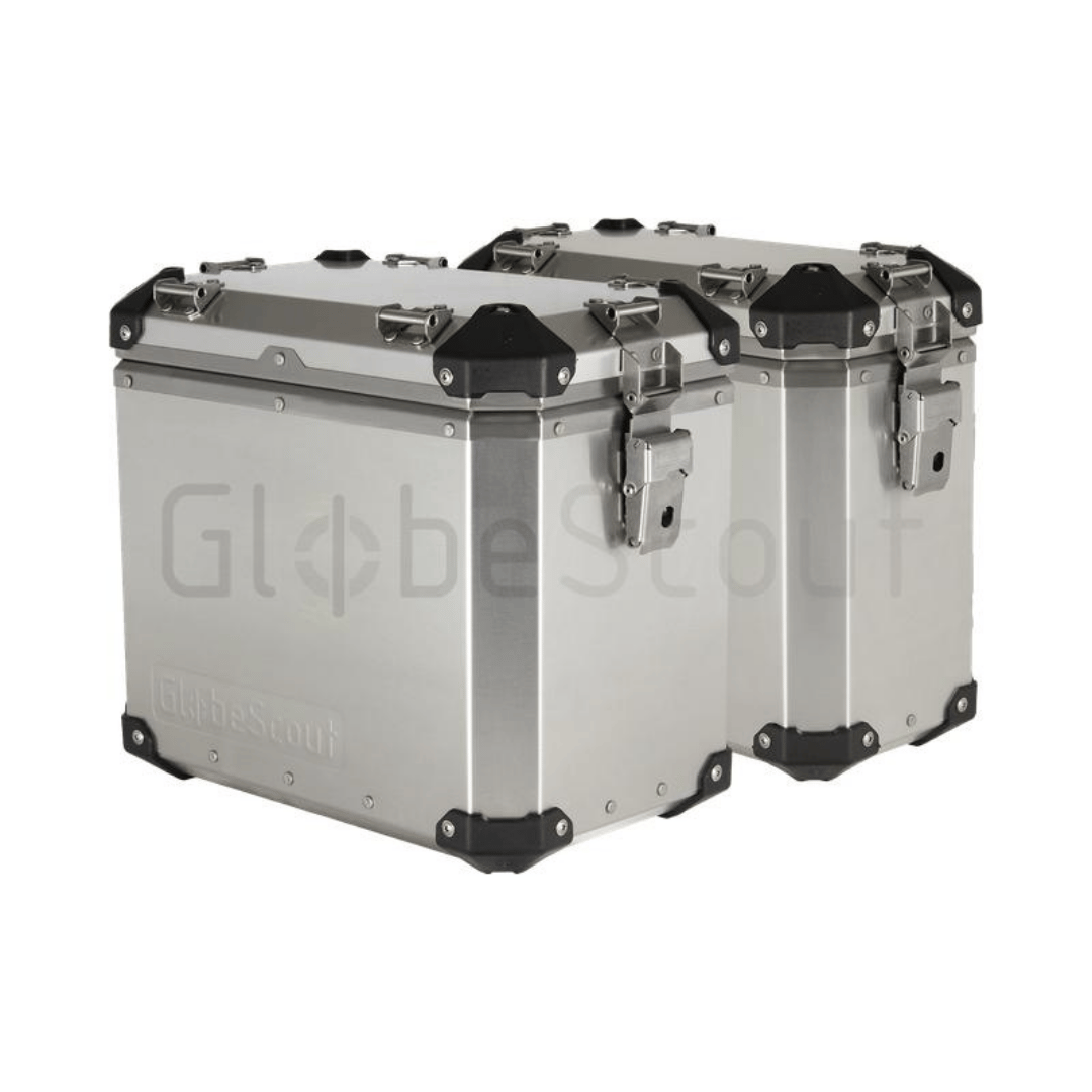 GlobeScout Aluminyum Yan Çanta Seti 35L+45L